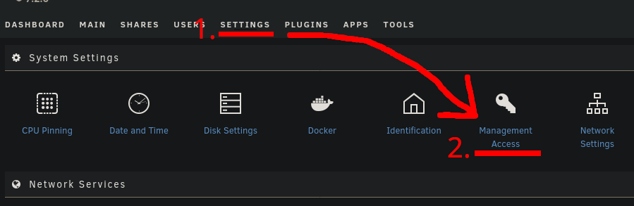 Unraid management